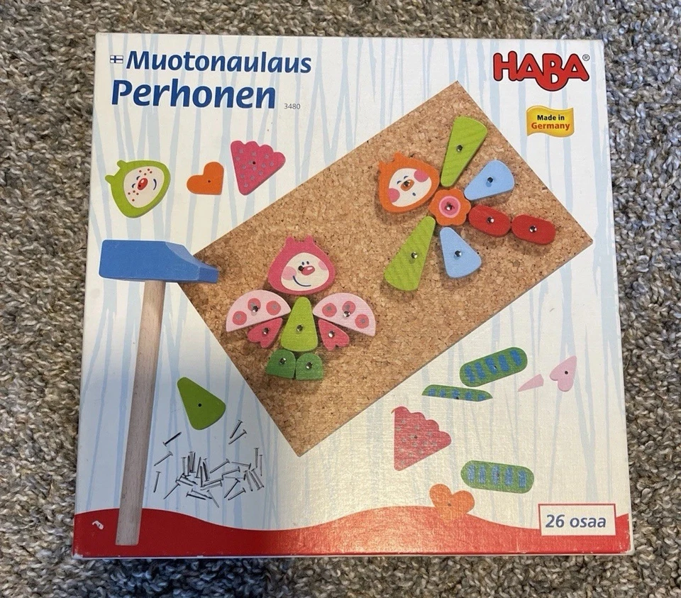 HABA SPRINGTIME BUTTERFLIES TACK ZAP TOY  RARE HTF MADE IN GERMANY - Image 1 of 4
