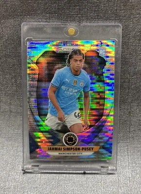Panini Prizm Club World Cup 2025 Jahmai Simpson-Pusey #137 Silver Pulsar RC Foto 1 de 2