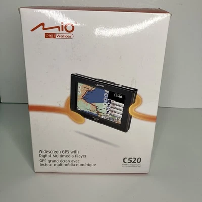Mio DigiWalker C520 Widescreen GPS Digital Multimedia Player 4.3” Brand New - Image 1 of 4