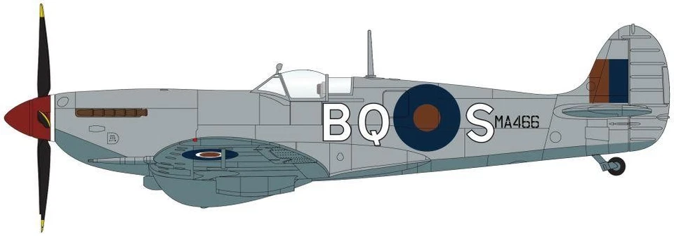 Hobby Master 1:48 Scale Spitfire Mk IXC MA466/BQ-S #451 (RAAF) Sqn. Corsica 1944 - Image 1 of 1
