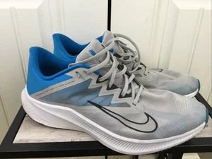 Nike Quest 3 'Grey Fog Photo Blue' Mens Running Shoes Sneakers Size 14 Jogging - Picture 1 of 9