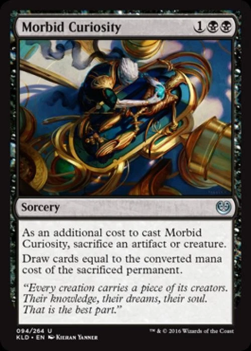 Morbid Curiosity - Light Play MTG Kaladesh - Image 1 of 1