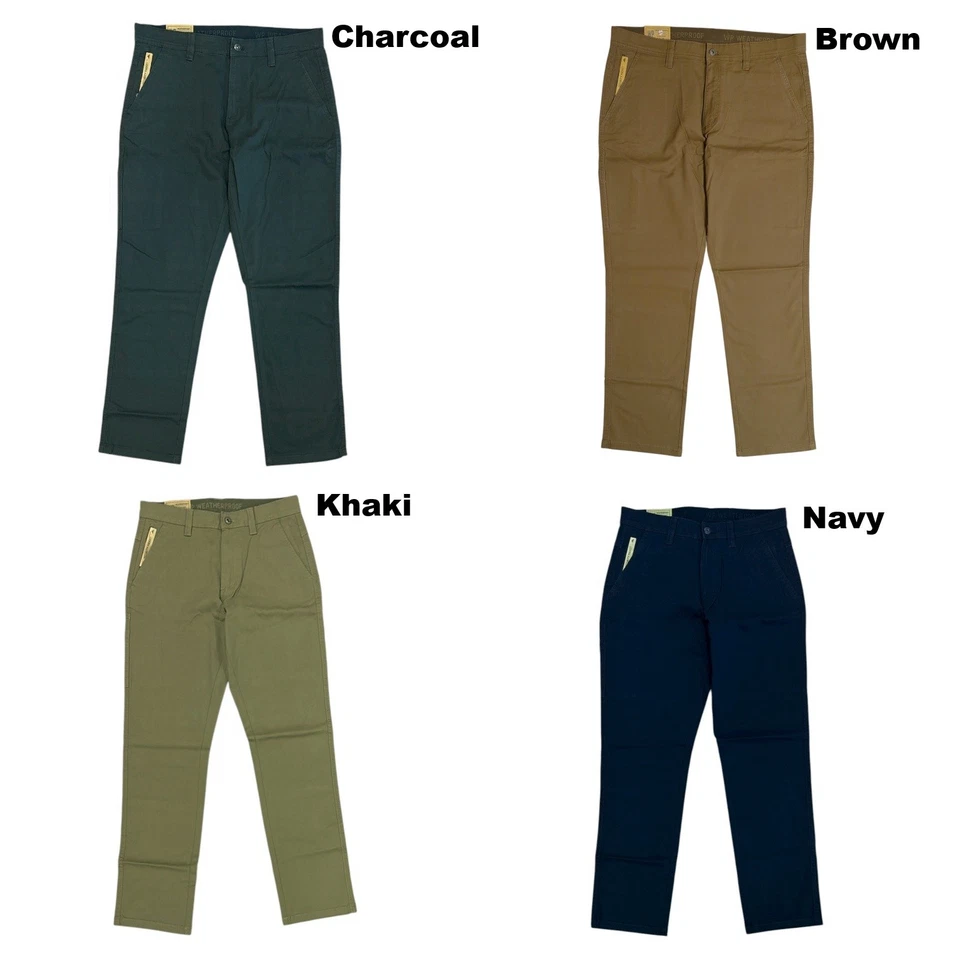 Weatherproof Men's Flex Waist Stretch Fabric 6 Pocket Commuter Utility Pant - Image 1 of 1