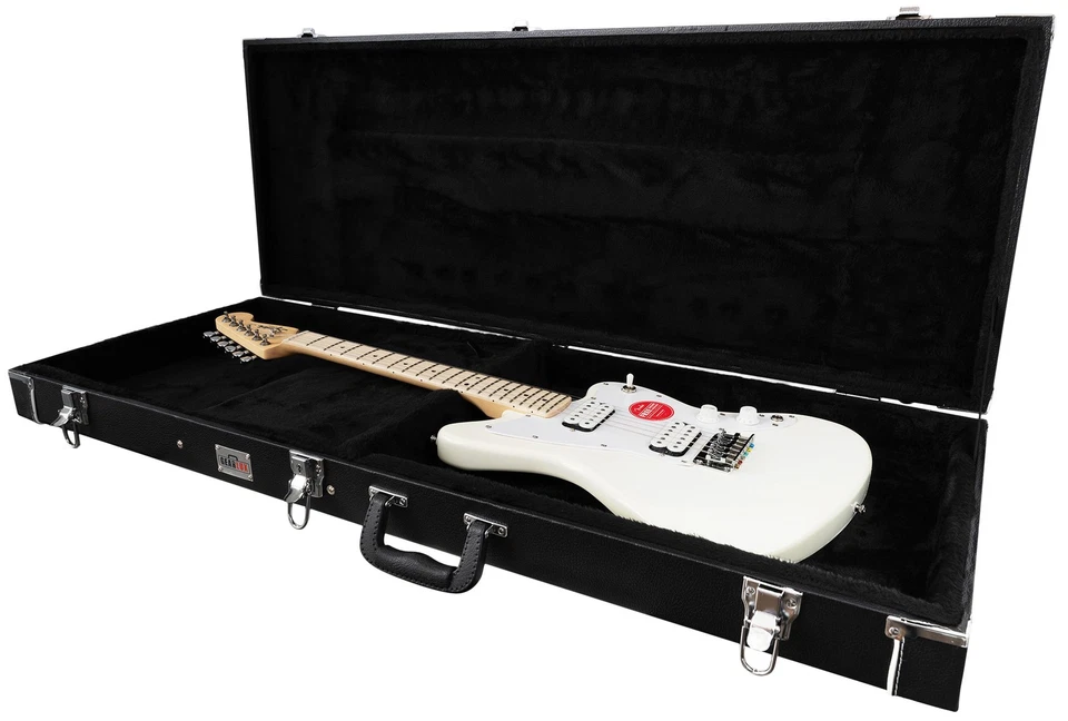Gearlux Jaguar/Jazzmaster Wooden Case - Black - Image 1 of 4