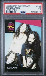 1991 Proset Superstars Musicards Soundgarden #238 PSA 7 música rock Chris Cornell - Imagen 1 de 2
