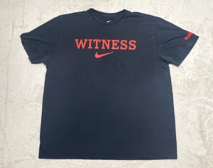 Nike LeBron James Witness T Shirt Uomo 2XL Nero Manica Corta - Foto 1 di 8