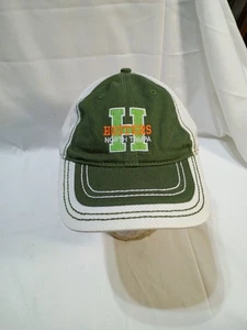Cappello copricapo Fahrenheit verde bianco Hooters North Tampa FL maglia regolabile NUOVO - Foto 1 di 11