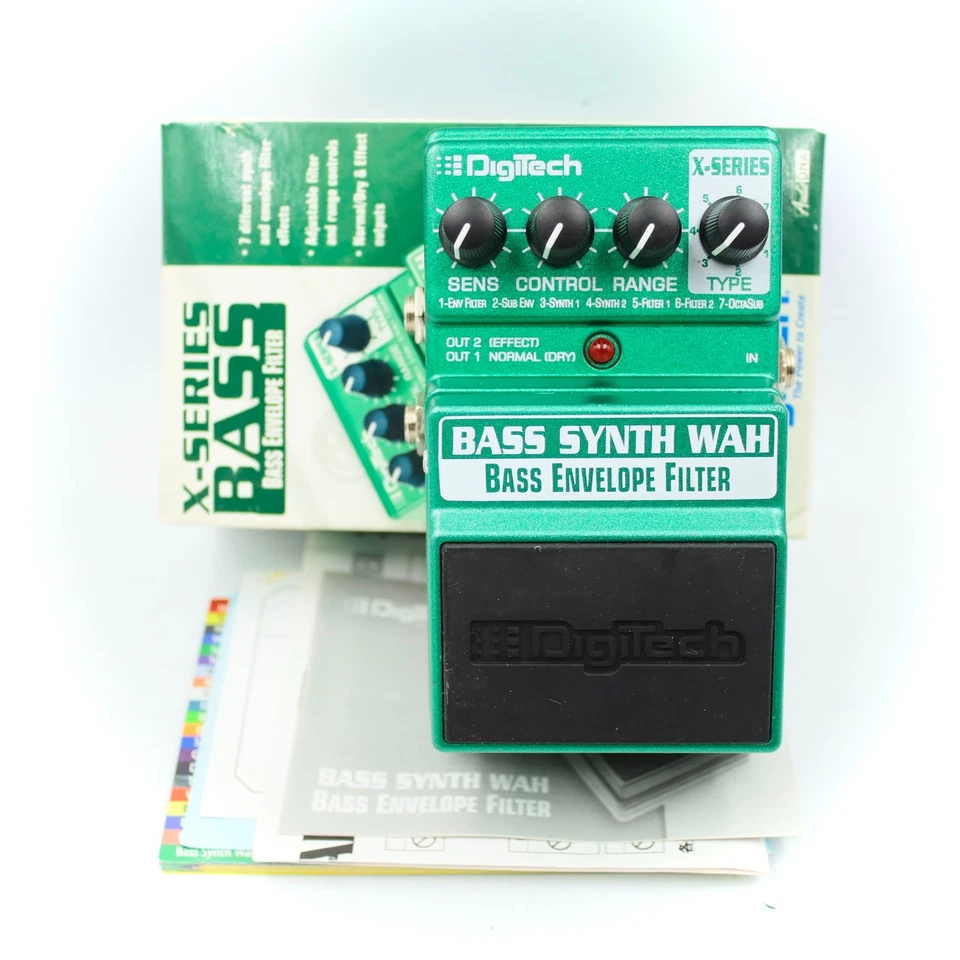 Digitech X-Series Bass Synth Wah Envelope Filter Effect Pedal XBWV00025772 - Image 1 of 4