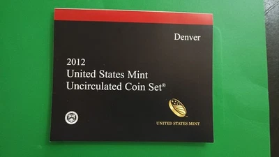 2012 US Mint Uncirculated Coin Set Complete Philadelphia Denver - Image 1 of 4