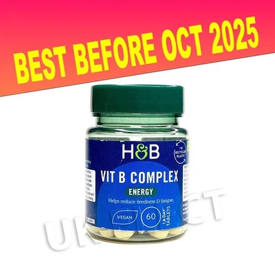 Holland & Barrett Vitamin B Complex Tablets **Best Before OCT 2025**