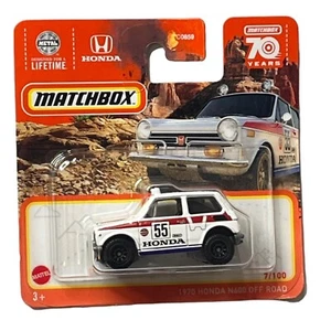 Matchbox Car 1970 Honda N600 Off Road Toy Vehicle Race Cars 1 64 Kids 70 Years - Picture 1 of 6