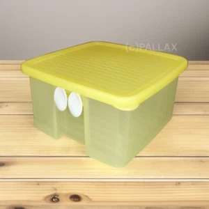 TUPPERWARE A110 PRIMA KLIMA BEHÄLTER 1,0 L GELB OBST GEMÜSE KÜHLSCHRANK - Bild 1 von 2