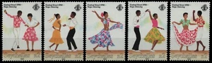 Seychelles 1990 - Mi-Nr. 734-738 ** - MNH - Festival criollo - Imagen 1 de 1