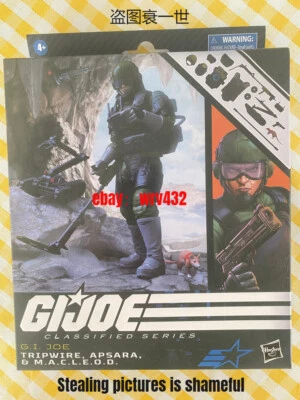 Hasbro G.I. 6" Serie Clasificada Joe 78# Tripwire Apsara y MACLEOD EN STOCK Foto 1 de 4
