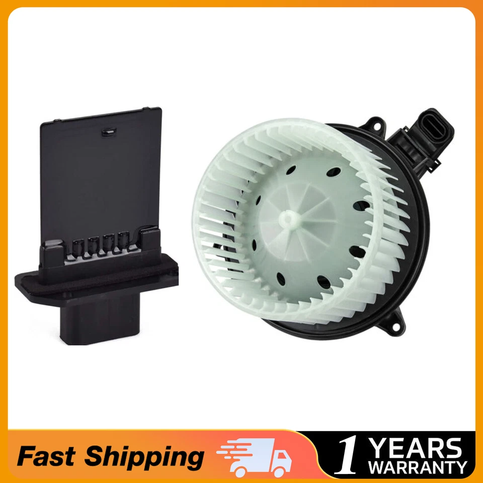 HVAC Blower Motor and Resistor Front Fit For 2009 2010 2011 2012-2014 Ford F-150 Foto 1 de 4