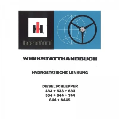 IHC Lenkung Traktor 433 533 633 554 644 744 844 844S Werkstatthandbuch - Bild 1 von 3