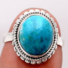 Natural Peruvian Opalina 925 Sterling Silver Ring s.7 Jewelry R-1245