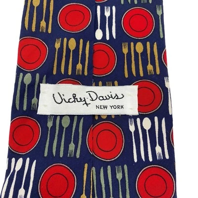 Vicky Davis Novedad Corbata Almuerzo Cocina Cocina Chef Restaurante Utensilios EE. UU. Foto 1 de 4