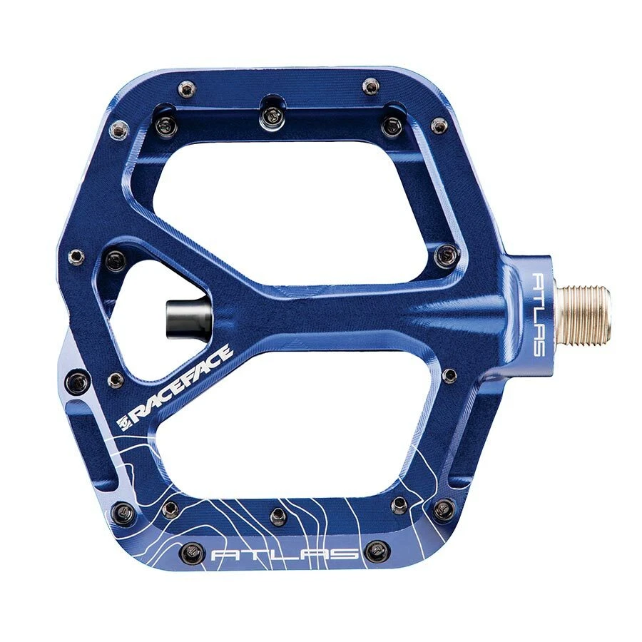 Race Face, Atlas, Platform Pedals, Blue, Pair - Image 1 of 1