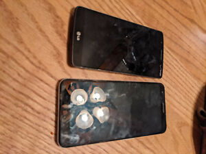 Google Pixel 3a XL and LG G3 broken smartphone cell phone lot as is parts