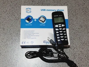 Telefono a Filo Voip Pc con Cavo Usb Voipe Phone - Foto 1 di 7