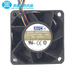 AVC DBTC0638B2S-P024 6038 DC12V 1.85A 6CM 4-Wire Cooling Fan - Picture 1 of 5