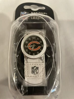 NFL Chicago Bears Women’s White Watch, Licensed Team Logo, Battery Required - Image 1 of 4