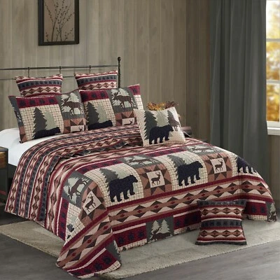 Virah Bella - Wildlife Patch - Lightweight Reversible Quilt Set - Image 1 of 4
