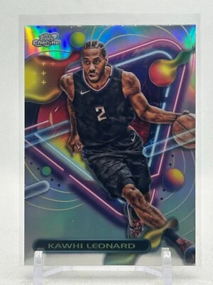 2024 Topps Cosmic Chrome Kawhi Leonard Los Angeles Clippers #154 Refractor - Image 1 of 2