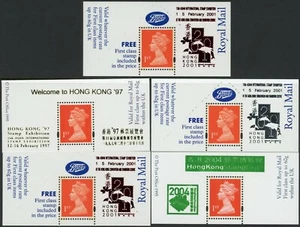 GB MACHIN PROMOTION SOVRASTAMPA PANNELLI STIVALI TIPO COME NUOVI HONG KONG MOSTRE 4 DIFF - Foto 1 di 2
