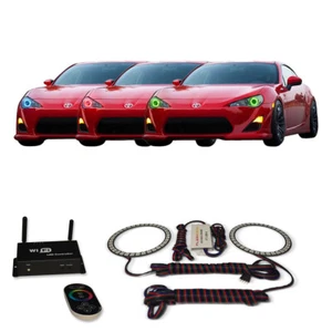 RGB Multi Color WIFI Headlight Halo kit for Scion FR-S 12-16 - Picture 1 of 6