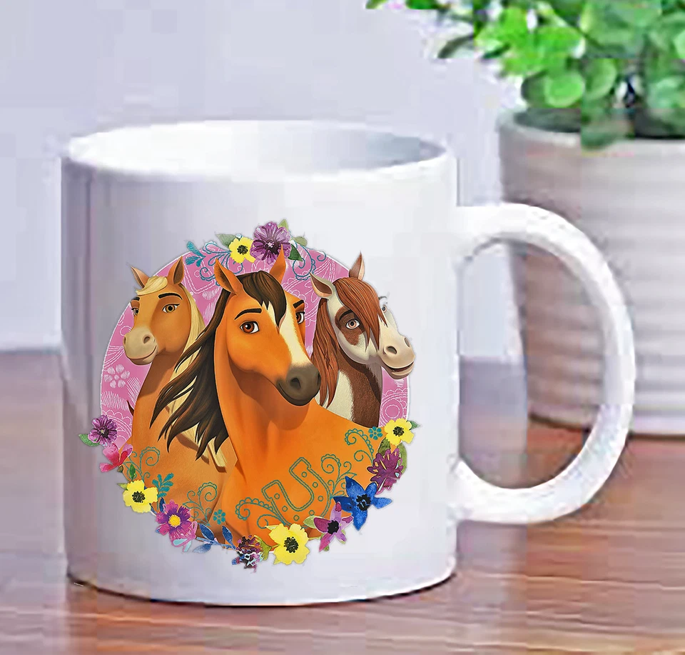 Taza de café personalizada Spirit Mustang caballo película TV 11 oz taza de regalo Foto 1 de 1