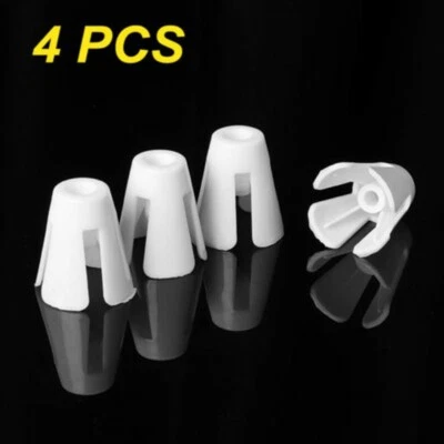 4-pack Plastic Thread Cone Holder Sewing Machine Tool White Accessories - Image 1 of 4