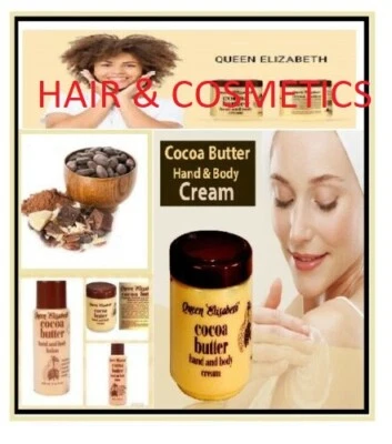 QUEEN ELIZABETH KAKAOBUTTER HAND- UND KÖRPERCREME ODER LOTION - SCHNELLER UK-VERSAND!!!!! - Bild 1 von 2