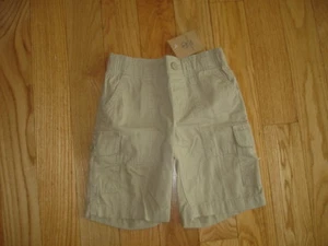 Boys LANDS' END Kids Khaki Cargo SHORTS Sz 5/6 New NWT - Picture 1 of 1