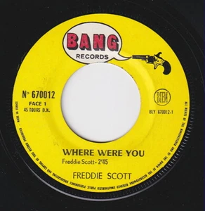 Freddie SCOTT * 1966 Southern Deep SOUL * Französisch 45 * Zuhören! - Bild 1 von 2