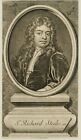 J. BERNIGEROTH (*1713), Portrait des Sir Richard Steele, KSt. Klassizismus
