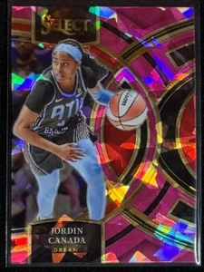 Jordin Canada - 2024 Select WNBA Premier Pink Cracked Ice #198 DREAM - Picture 1 of 2