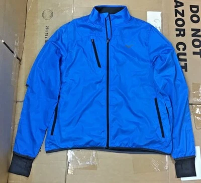 Chaqueta para mujer Mizuno Breath Thermo FZ azul sueco L23 Foto 1 de 4