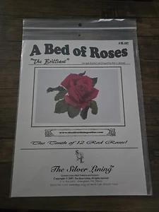 The Silver Lining A Bed Of Roses The Brilliant Counted Cross Stitch #8 - Picture 1 of 4