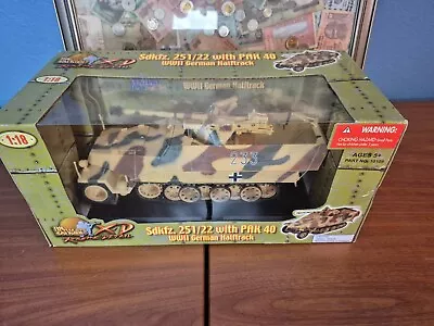 1:18 21ST CENTURY TOYS GERMAN HALFTRACK SD.KFZ.251/22 WITH PAK 40 #233 - Image 1 of 4