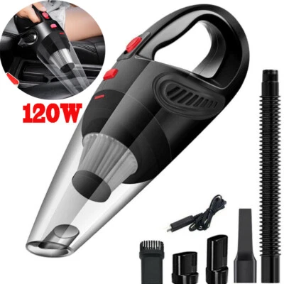 120W Cordless Handheld Vacuum Cleaner Car Home Mini Rechargeable Wet Dry Duster