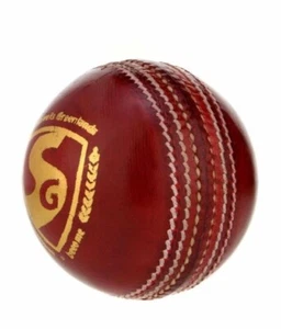 SG Cricket Shield 20 Premium Leather Ball (Red Color) - Picture 1 of 1