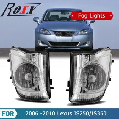 Par de luces antiniebla para parachoques delantero lente transparente HB4 para Lexus IS250 IS350 2006-2010 Foto 1 de 4