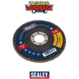Sealey FD11580E 115mm Aluminium Oxide Flap Disc 80Grit 22mm Bore - Picture 1 of 5