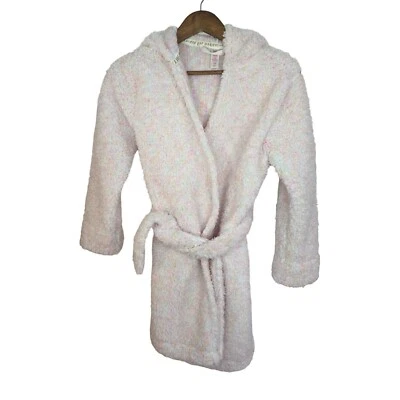 Girls Justice Pink Rainbow Fluffy Unicorn Hooded Polyester Bath Robe Size 12 - Image 1 of 4
