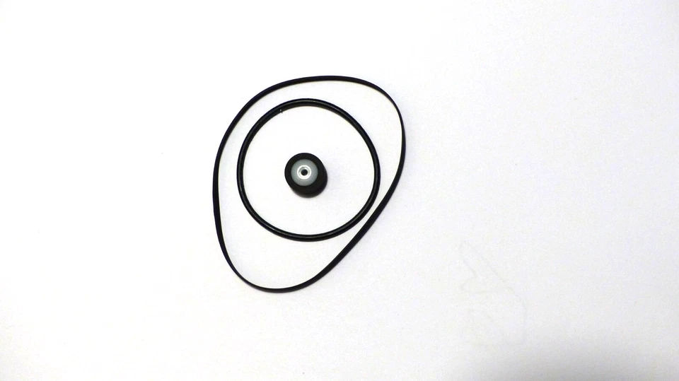 1 x Flachriemen 1 x Rundriemen +Andruckrolle für Denon DRS-640 Tapedeck