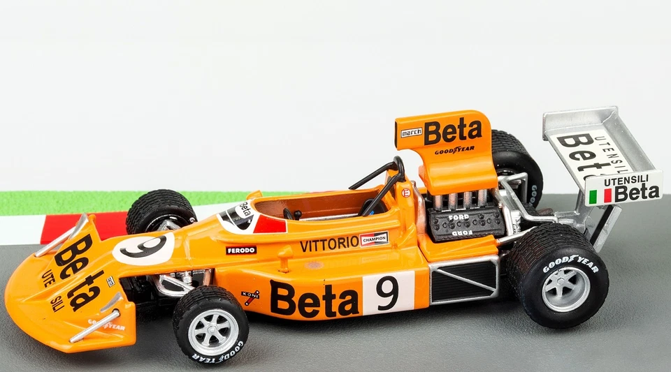 March 751 Vittorio Brambilla 1975 Modellino Formula1 Scala 1/43 Blister Nuovo #9 - Immagine 1 di 4