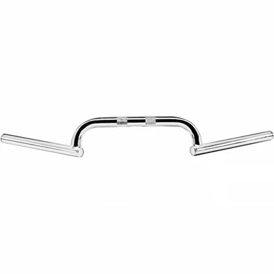 Burly Brand 1in. Clubman Handlebar - Chrome Motorcycle Street Bike B12-6000C - Image 1 of 4
