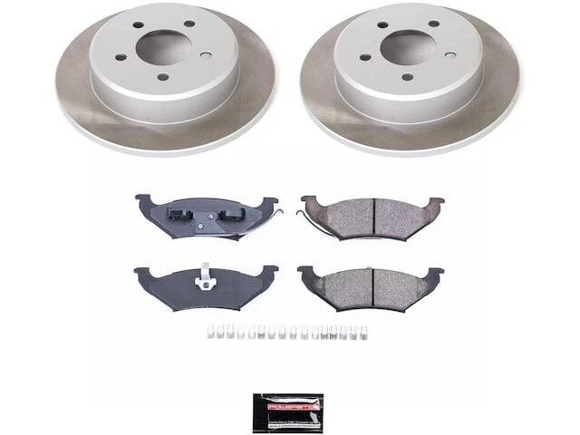 Комплект заднего тормоза и ротора для 1997 Plymouth Grand Voyager DZ337CX - Изображение 1 из 1